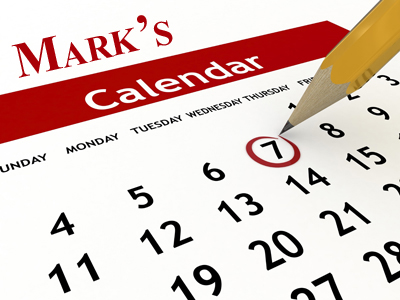 Mark's Calendar